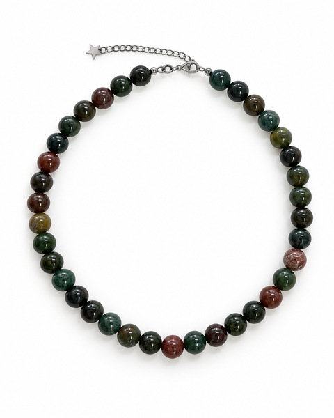 Collar de Ágata Musgo