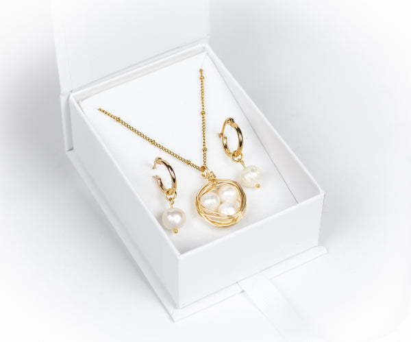 Collar Nido + Aretes Día de la Madre