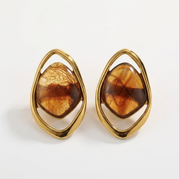 Aretes Resina
