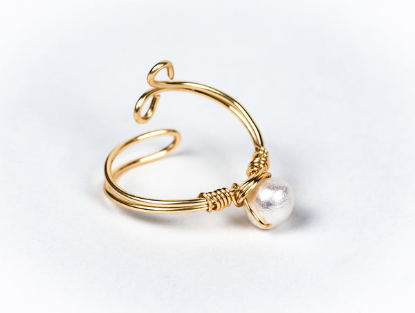 Anillo Perla Natural